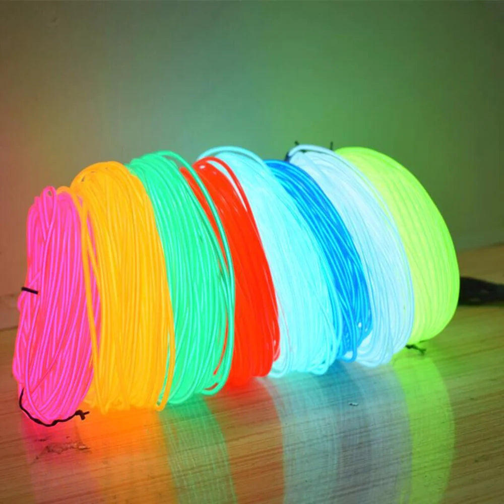 Neon LED Wire Strip Decor + Controller