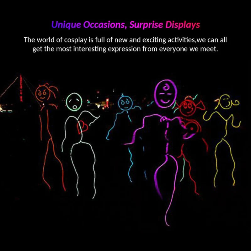 Neon LED Wire Strip Decor + Controller