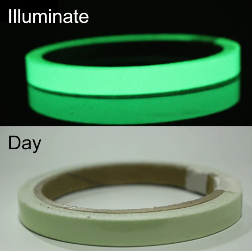 2PC  Glow In The Dark Adhesive Wall Sticker Tape