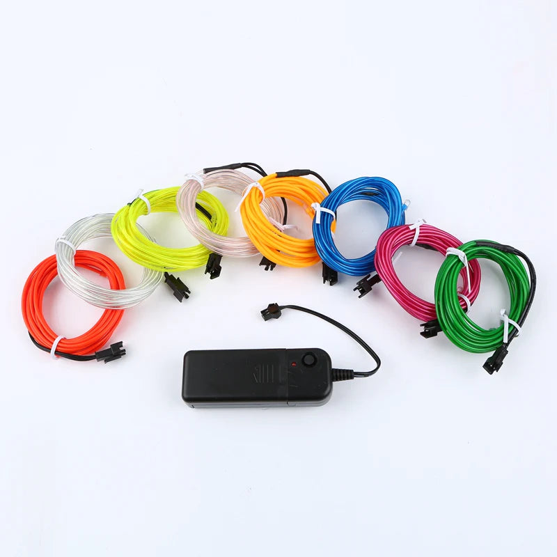Neon LED Wire Strip Decor + Controller