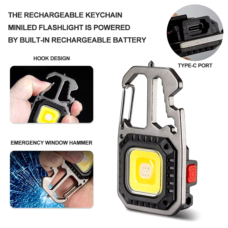LED Flashlight Keychain
