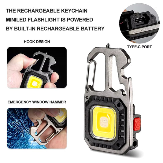 LED Flashlight Keychain