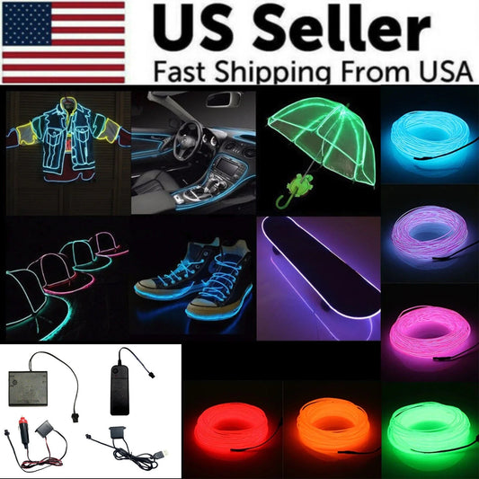 Neon LED Wire Strip Decor + Controller