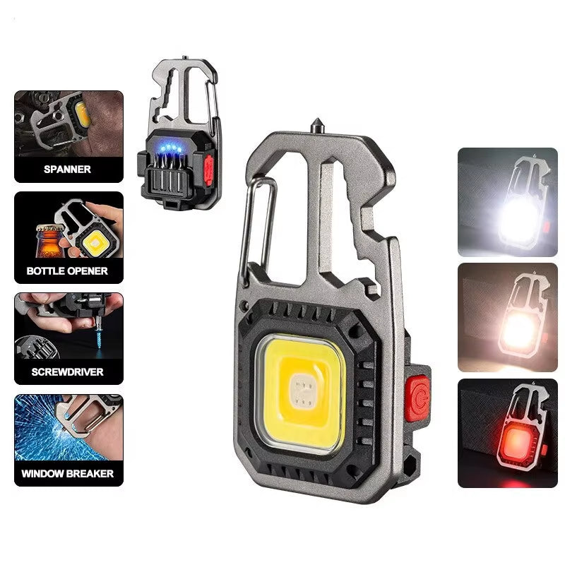 LED Flashlight Keychain